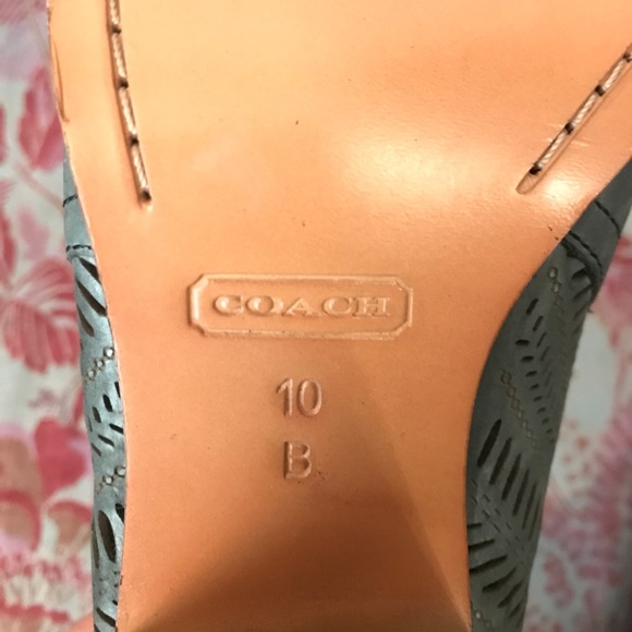 Boho Grey Leather Coach Booties - Picture 6 of 7